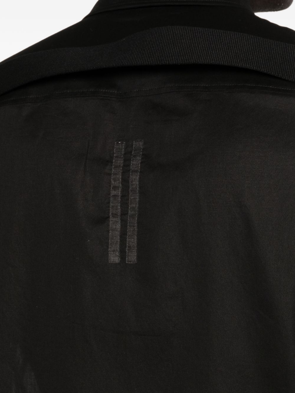 Camicia con tasche sul petto in nero Rick owens - uomo 