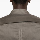 Camicia con tasche sul petto in marrone Rick owens - uomo 