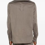 Camicia con tasche sul petto in marrone Rick owens - uomo 