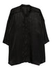 Camicia Jumbo Faun in nero Rick owens - uomo