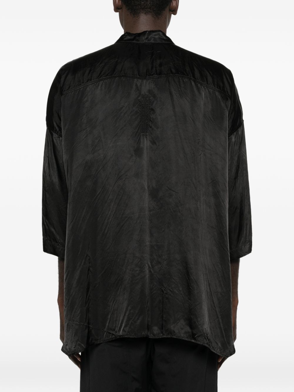Camicia Jumbo Faun in nero Rick owens - uomo 