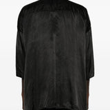 Camicia Jumbo Faun in nero Rick owens - uomo 