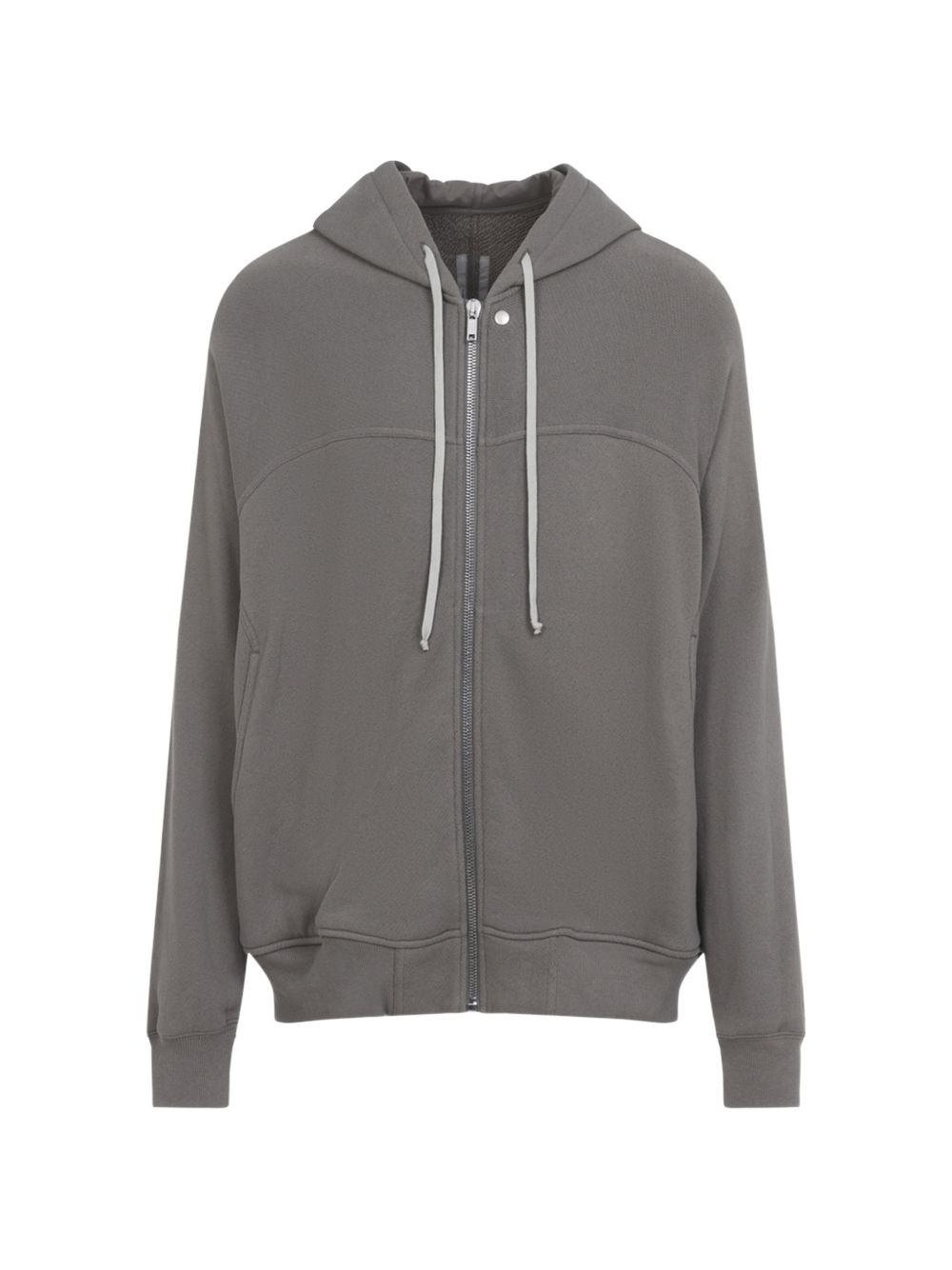 Felpa con zip in grigio Rick owens - uomo 