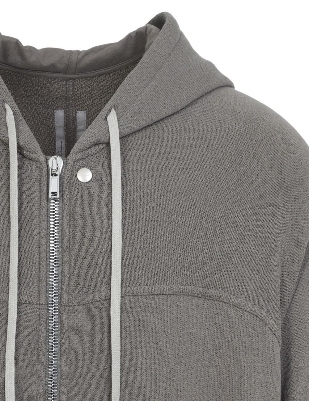 Felpa con zip in grigio Rick owens - uomo 