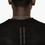 Top a maniche lunghe level ls t in nero Rick owens - uomo 