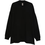 T-shirt a maniche lunghe in nero Rick owens - donna 