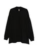 T-shirt a maniche lunghe in nero Rick owens - donna