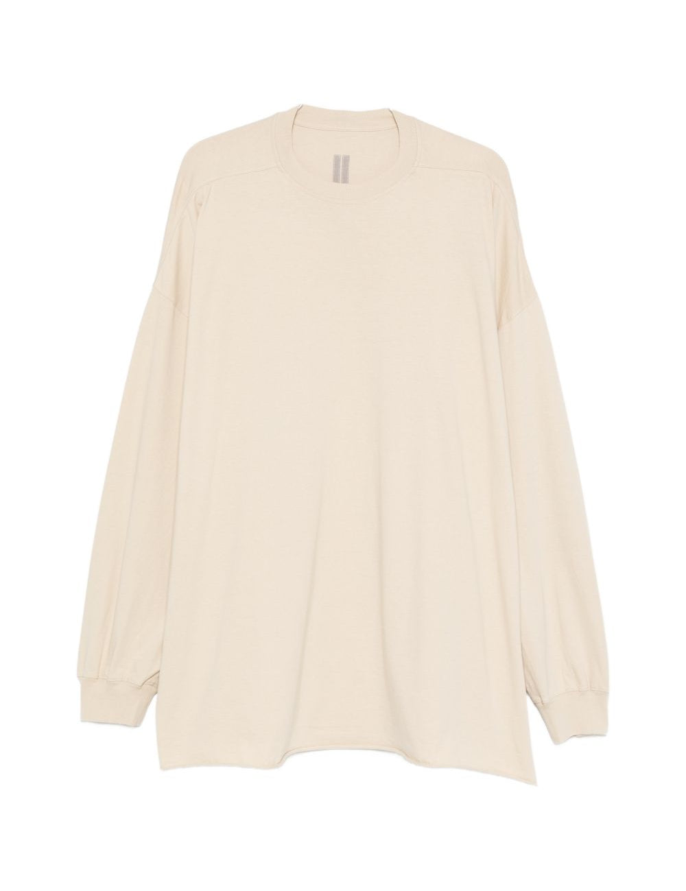 T-shirt a maniche lunghe in beige Rick owens - donna 