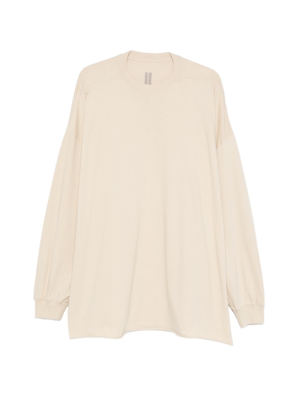 T-shirt a maniche lunghe in beige Rick owens - donna 