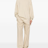 T-shirt a maniche lunghe in beige Rick owens - donna 