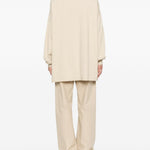 T-shirt a maniche lunghe in beige Rick owens - donna 