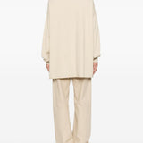 T-shirt a maniche lunghe in beige Rick owens - donna 