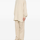 T-shirt a maniche lunghe in beige Rick owens - donna 
