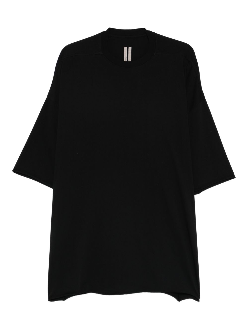 T-shirt a manica corta in nero Rick owens - uomo 