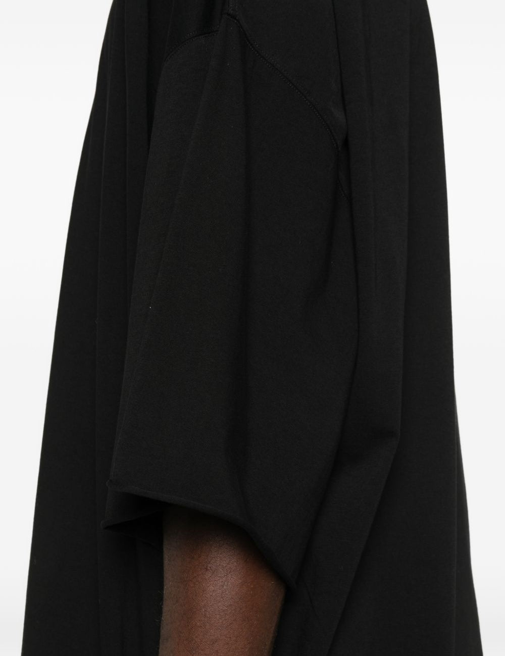 T-shirt a manica corta in nero Rick owens - uomo 