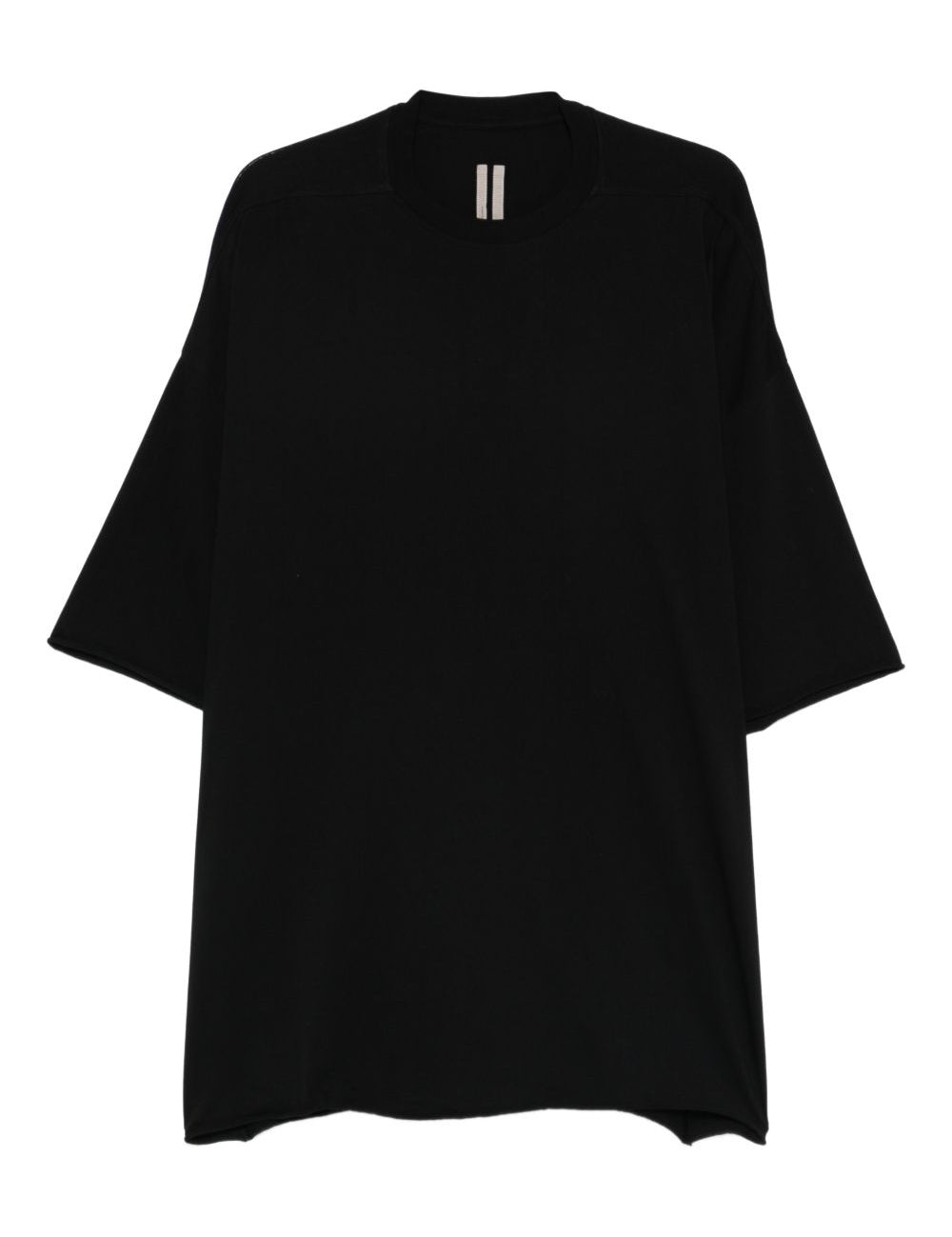 T-shirt a manica corta in nero Rick owens - uomo 