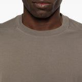 T-shirt girocollo in grigio Rick owens - uomo 