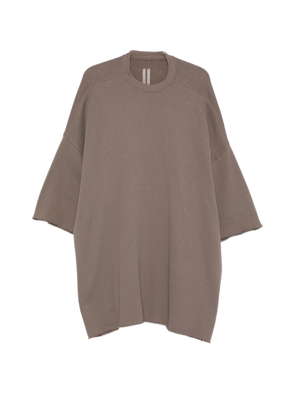 T-shirt Tommy T Sfrangiata in grigio Rick owens - uomo 
