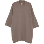 T-shirt Tommy T Sfrangiata in grigio Rick owens - uomo 