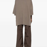 T-shirt Tommy T Sfrangiata in grigio Rick owens - uomo 