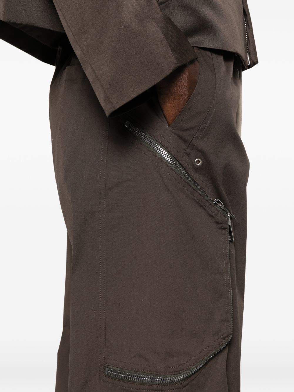 Pantaloni heizer belas in grigio Rick owens - uomo 