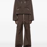 Pantaloni heizer belas in grigio Rick owens - uomo 