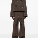 Pantaloni heizer belas in grigio Rick owens - uomo 