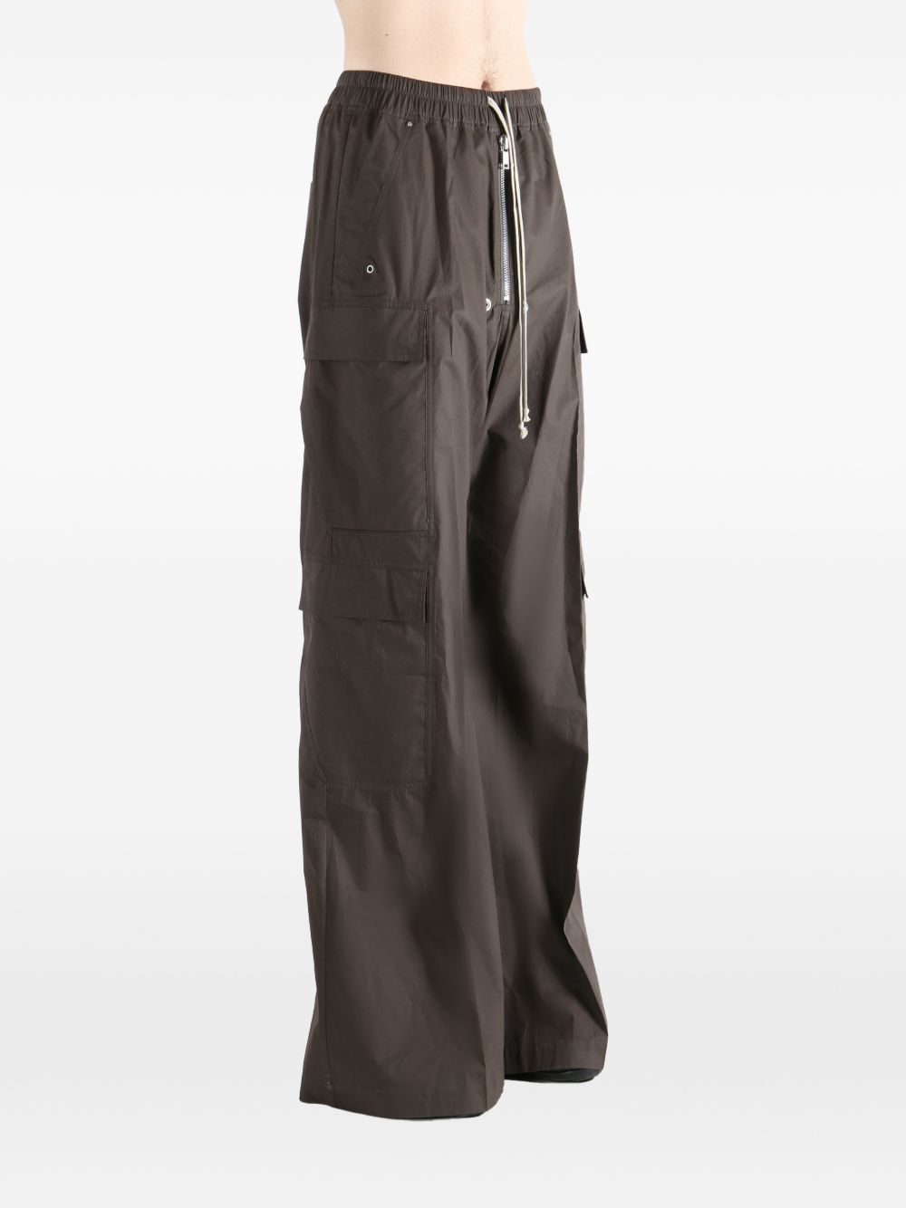 Cargo con coulisse in marrone Rick Owens - uomo 
