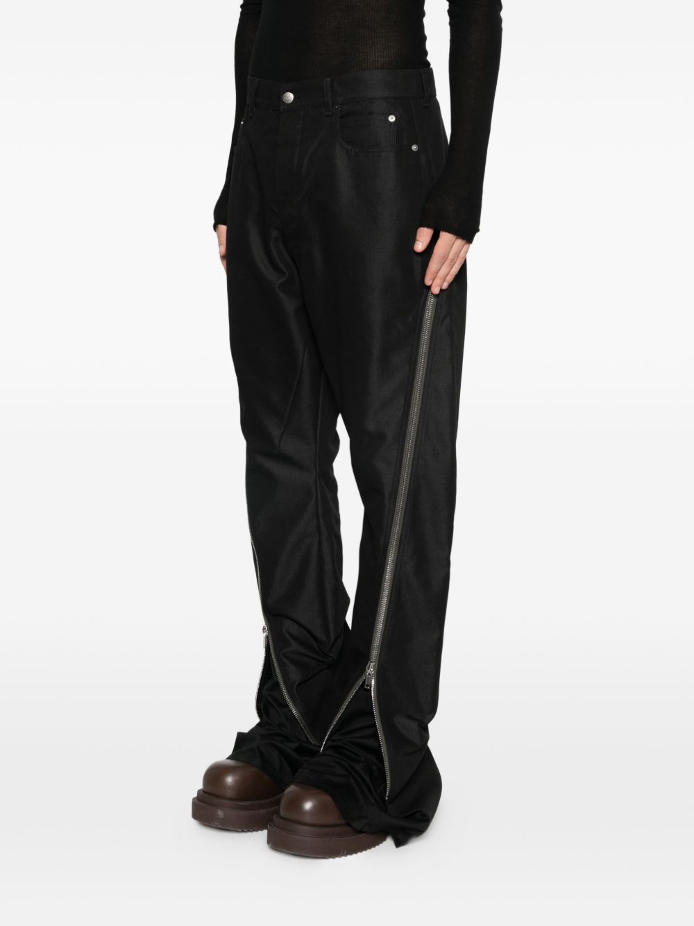 Pantaloni Bolan Banana con zip in nero Rick owens - uomo 