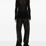 Pantaloni Bolan Banana con zip in nero Rick owens - uomo 