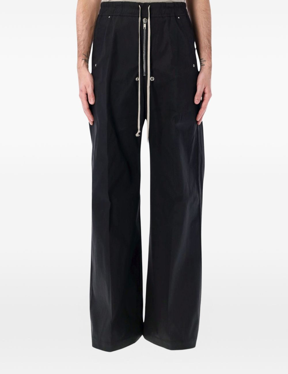 Cargo con coulisse in nero Rick Owens - uomo 