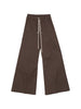 Pantaloni con dettaglio zip in grigio Rick owens - uomo