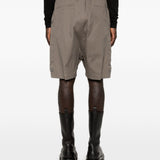 Pantaloncini con tasche a zip blixa bela in grigio Rick owens - uomo 