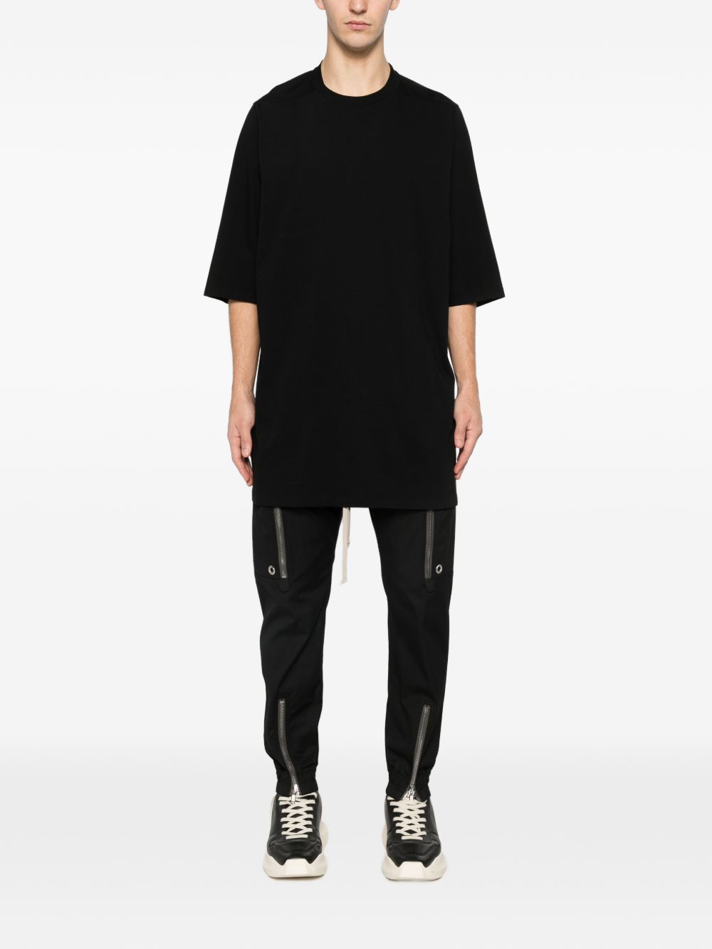 Pantaloni Bauhaus con zip in nero Rick owens - uomo 