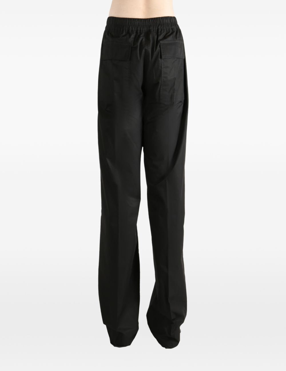 Pantaloni con coulisse in nero Rick owens - uomo 