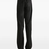Pantaloni con coulisse in nero Rick owens - uomo 