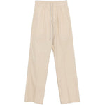 Pantaloni con coulisse dietrich in beige Rick owens - uomo 