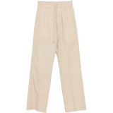 Pantaloni con coulisse dietrich in beige Rick owens - uomo 