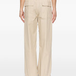 Pantaloni con coulisse dietrich in beige Rick owens - uomo 