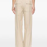 Pantaloni con coulisse dietrich in beige Rick owens - uomo 