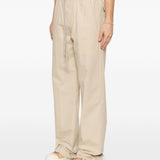 Pantaloni con coulisse dietrich in beige Rick owens - uomo 