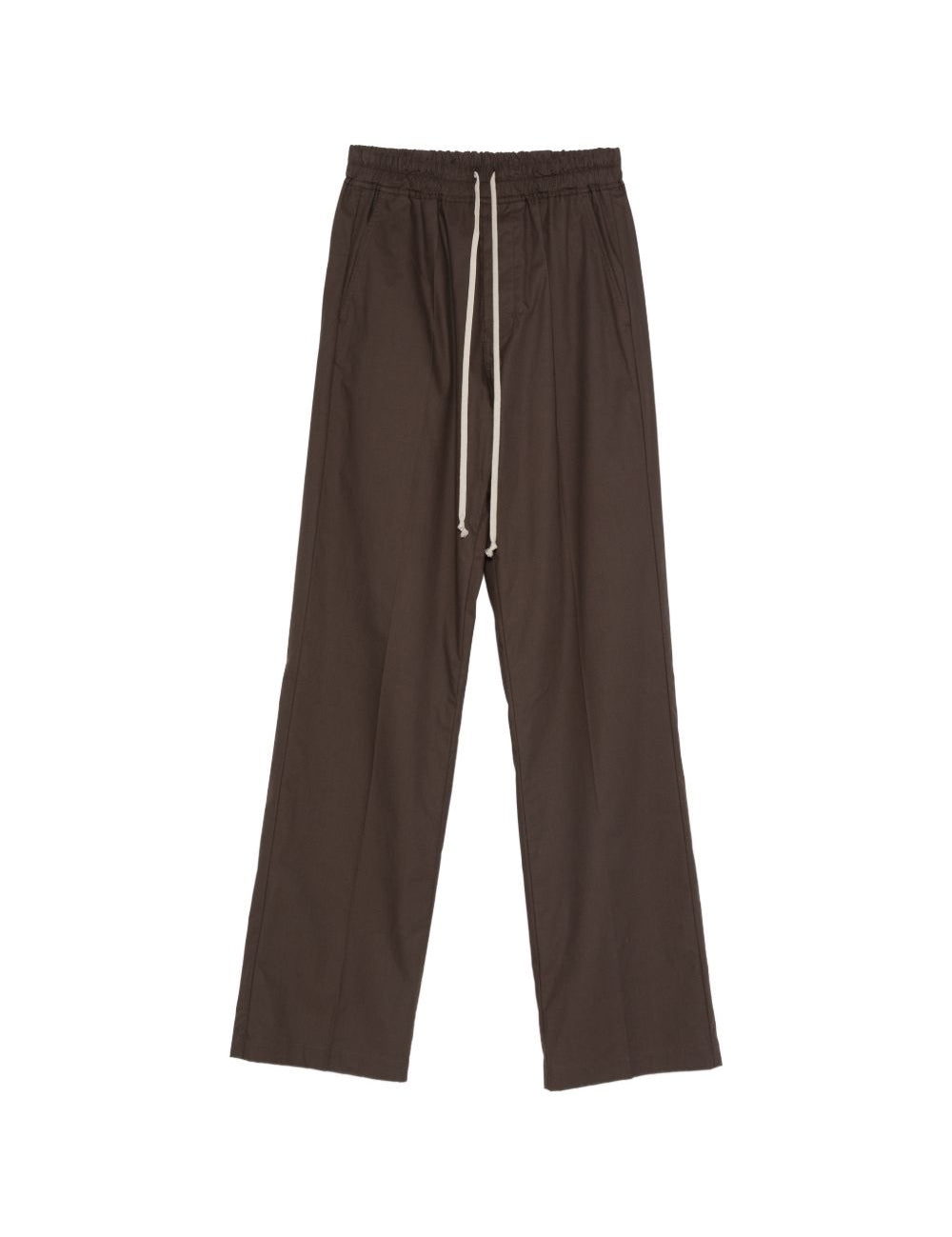 Pantaloni con coulisse dietrich in marrone Rick owens - uomo 