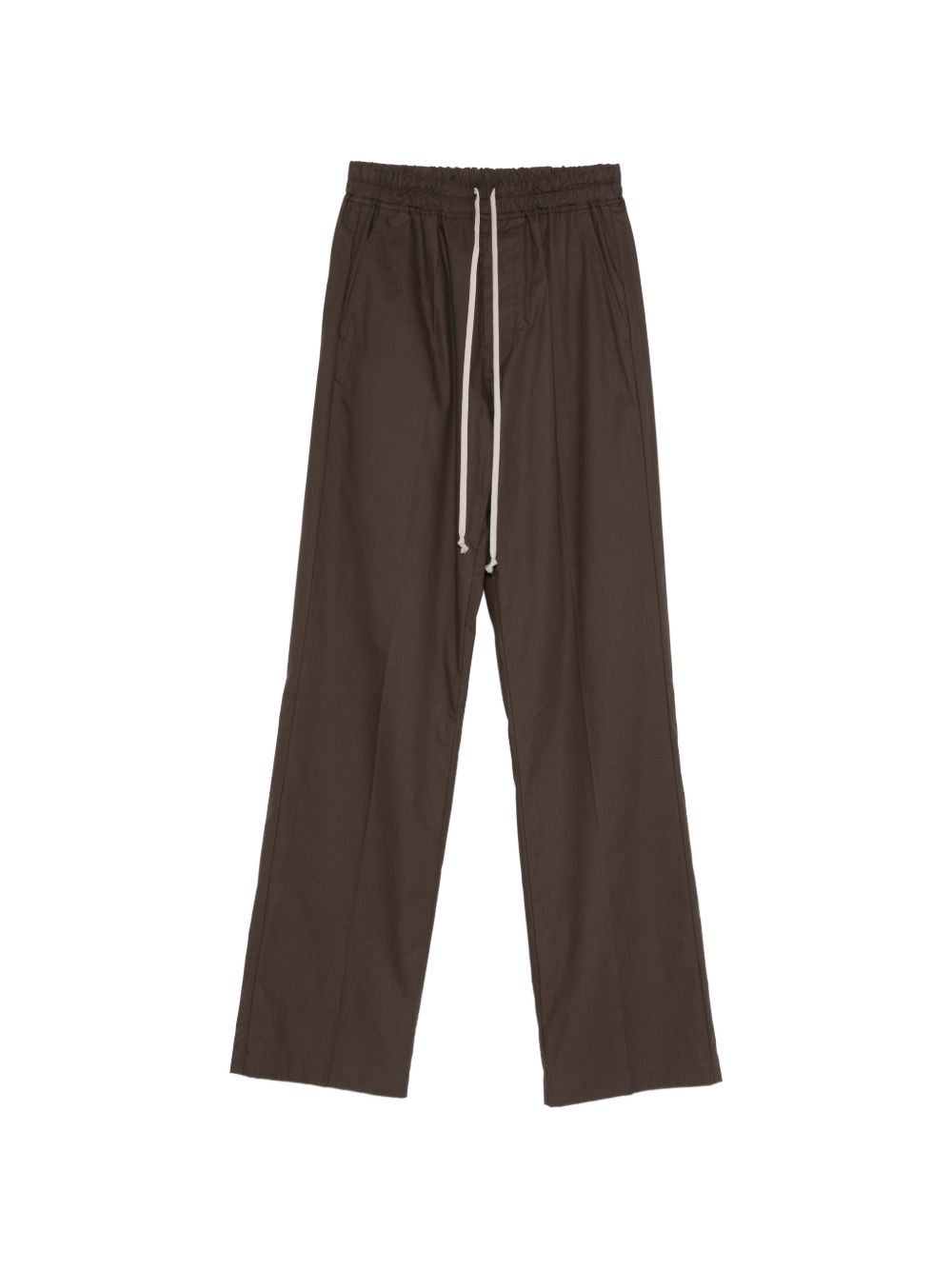 Pantaloni con coulisse dietrich in marrone Rick owens - uomo 
