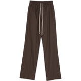 Pantaloni con coulisse dietrich in marrone Rick owens - uomo 
