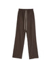 Pantaloni con coulisse dietrich in marrone Rick owens - uomo
