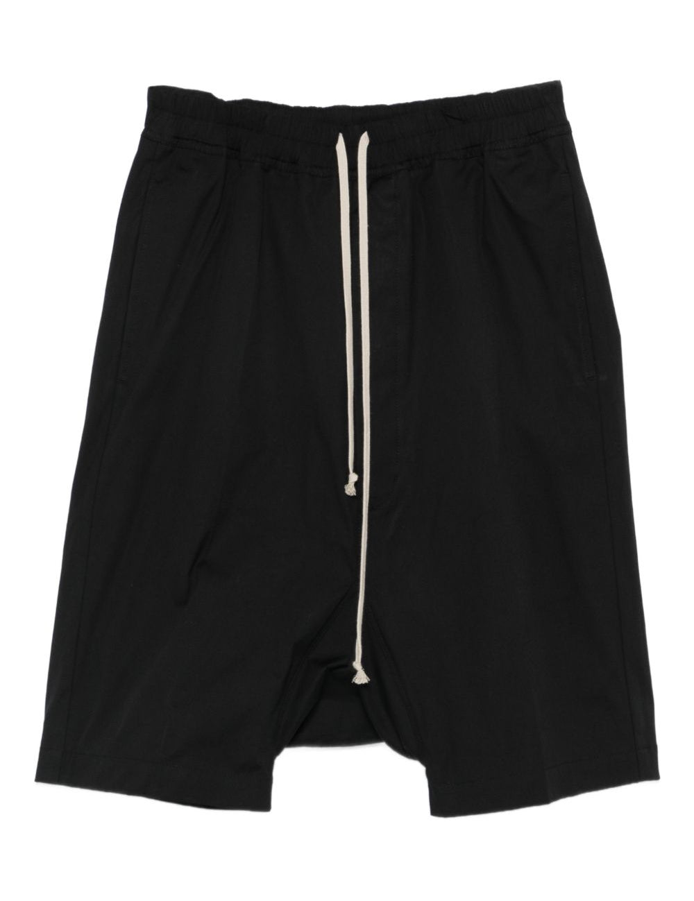 Bermuda con cavallo basso in nero Rick owens - uomo 
