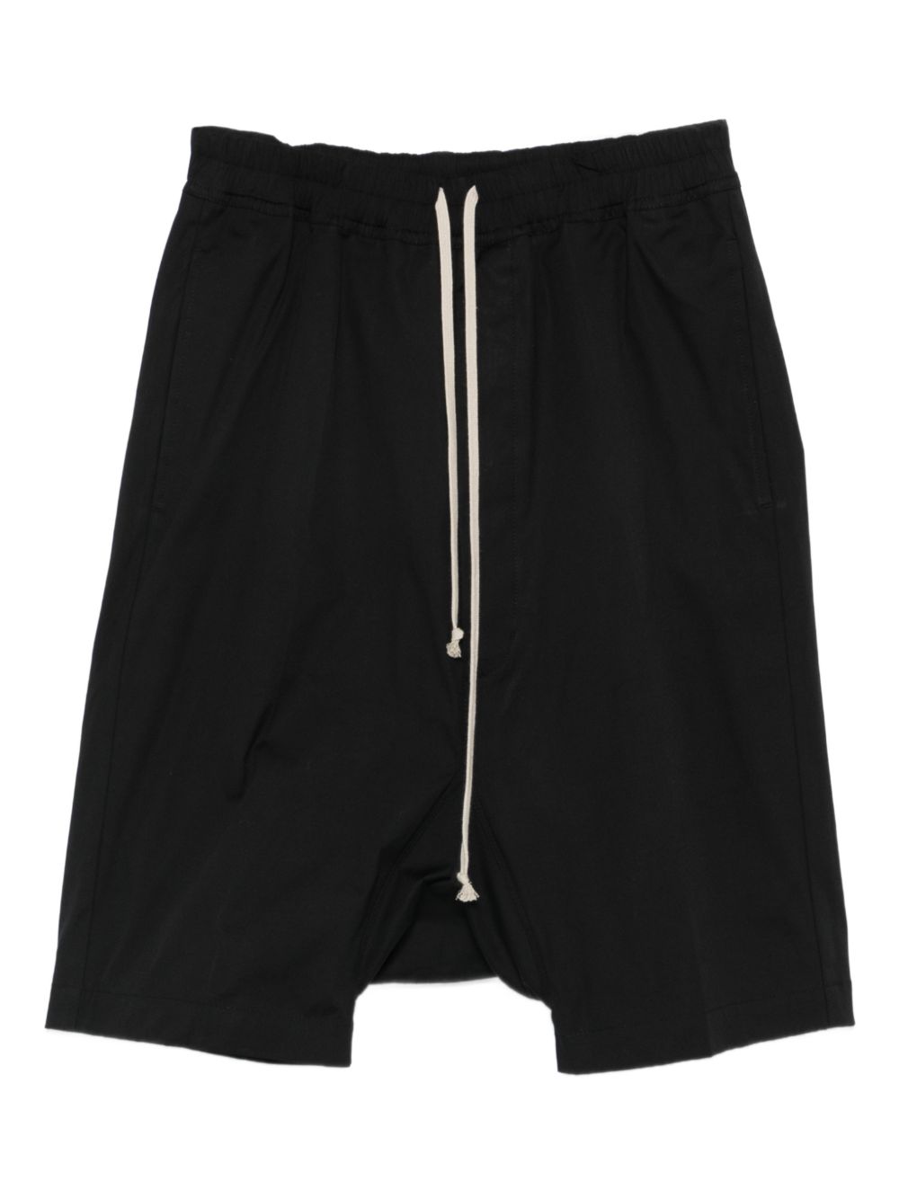 Bermuda con cavallo basso in nero Rick owens - uomo 