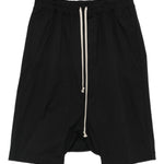 Bermuda con cavallo basso in nero Rick owens - uomo 