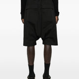 Bermuda con cavallo basso in nero Rick owens - uomo 