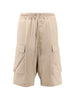 Rick Owens beige short cargo - men